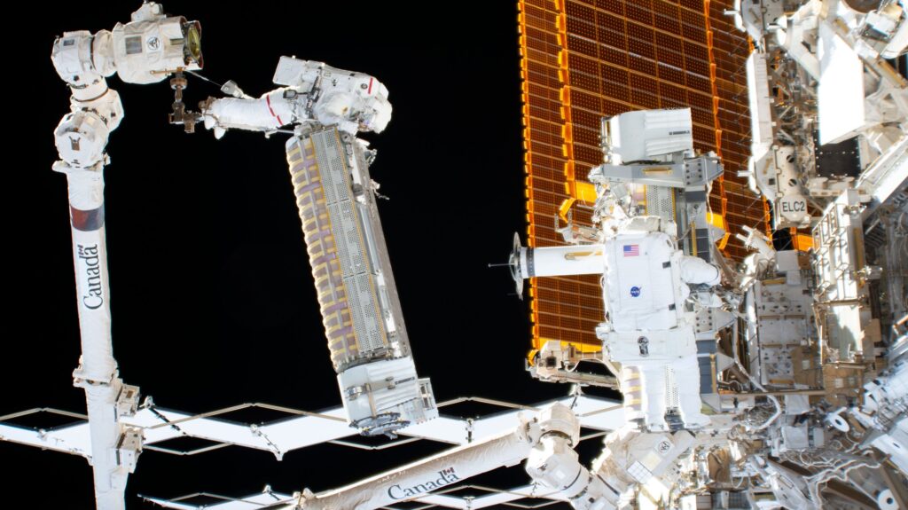 Station’s solar upgrade nears its finish: the last two roll-out arrays are due outside