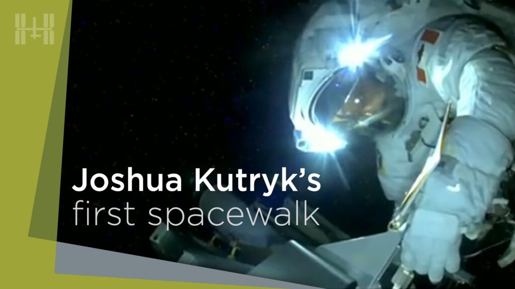 Canada's Kutryk spends 7 hours 11 minutes outside the station on his first spacewalk