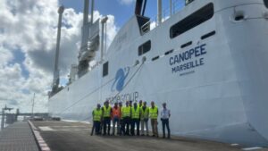 Europe’s next weather satellite crosses the Atlantic under sail power