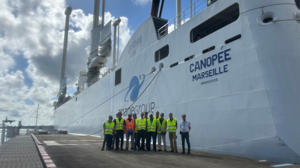Europe’s next weather satellite crosses the Atlantic under sail power