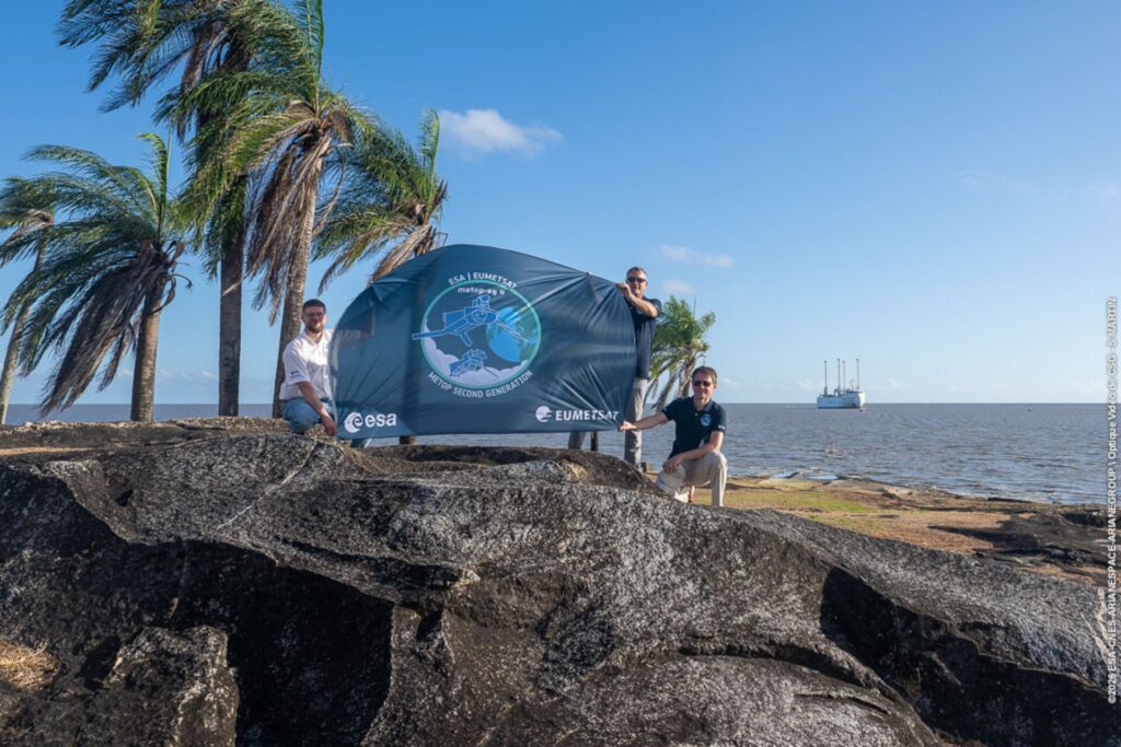 Europe's next weather satellite crosses the Atlantic under sail power