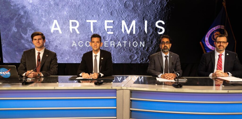 NASA now plans the first Artemis Moon landing on Artemis IV, in 2028