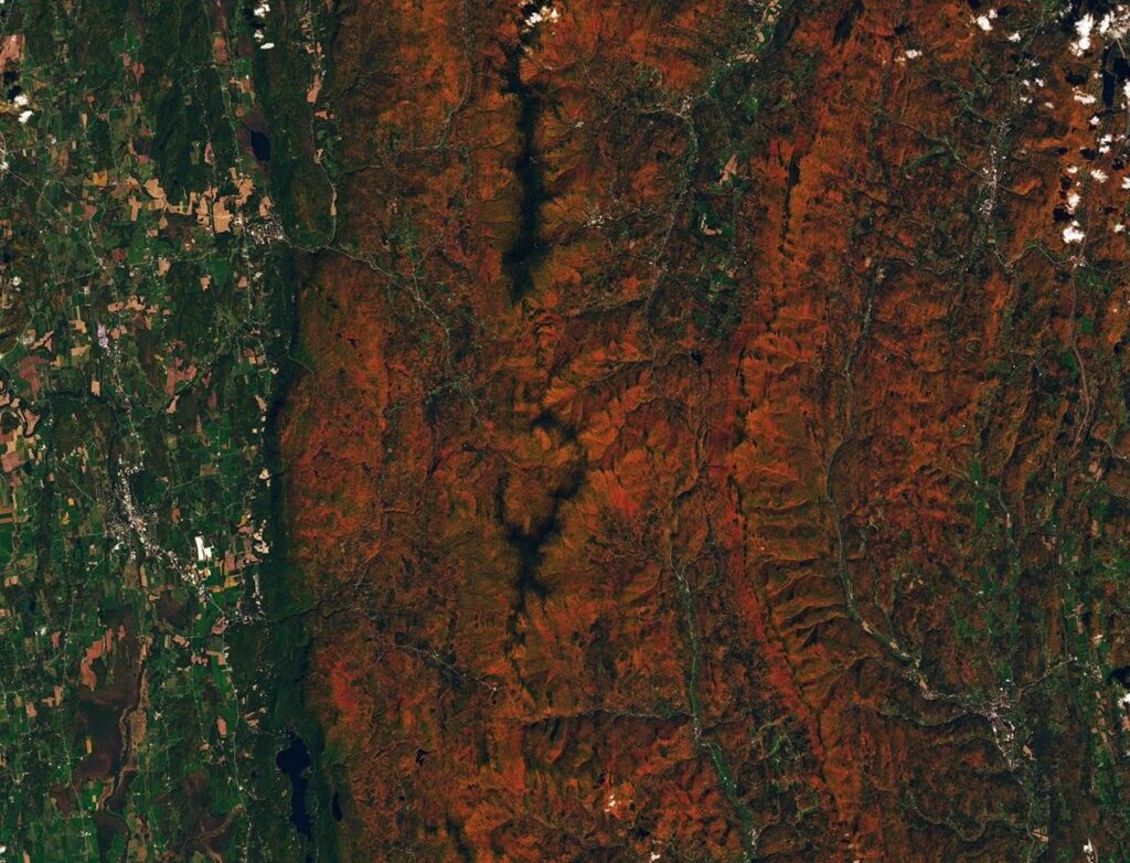 NASA’s PACE satellite can now map autumn red across the whole planet