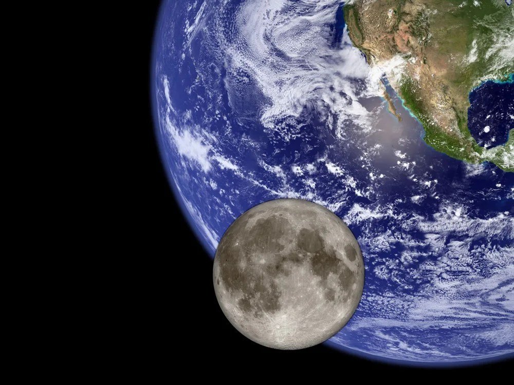 The Moon, the target of the Artemis II lunar flyby
