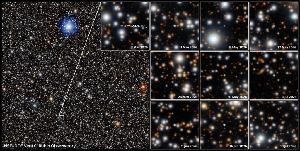 Rubin finds a possible dwarf planet beyond Pluto, up to 1,500 km across