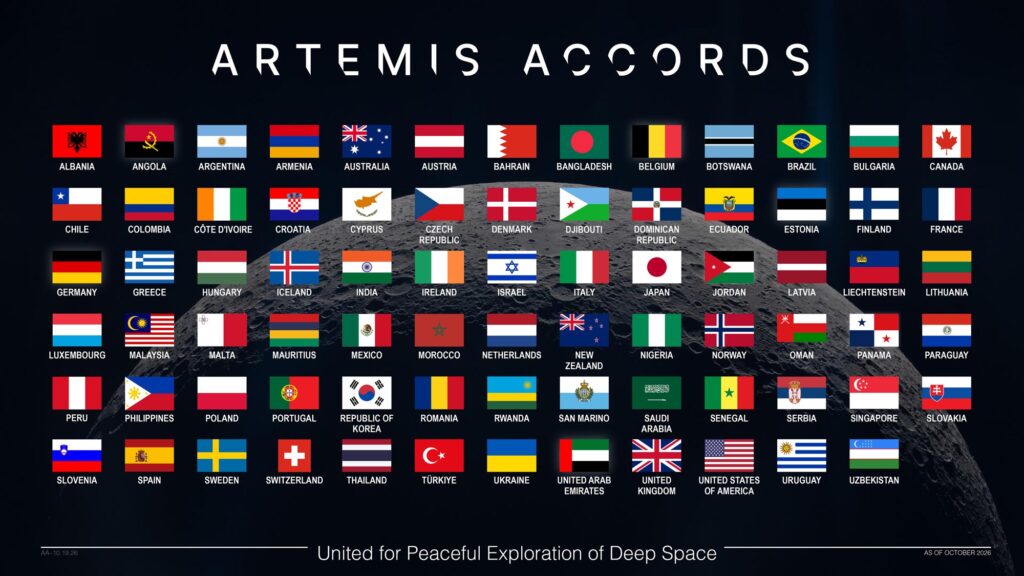 Uzbekistan joins the Artemis Accords, the 77th country to sign