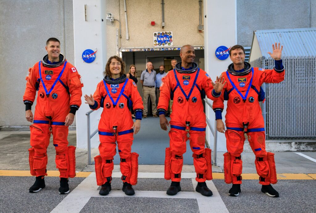 The Artemis II crew, the first astronauts on NASA's Artemis lunar flights