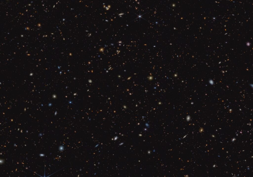 Webb galaxy spin study: 158 clockwise, 105 counterclockwise, no agreed cause