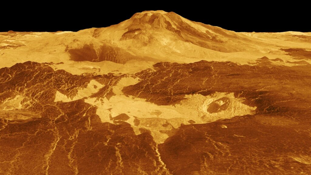 Venus eruption found in old Magellan radar images as new missions near