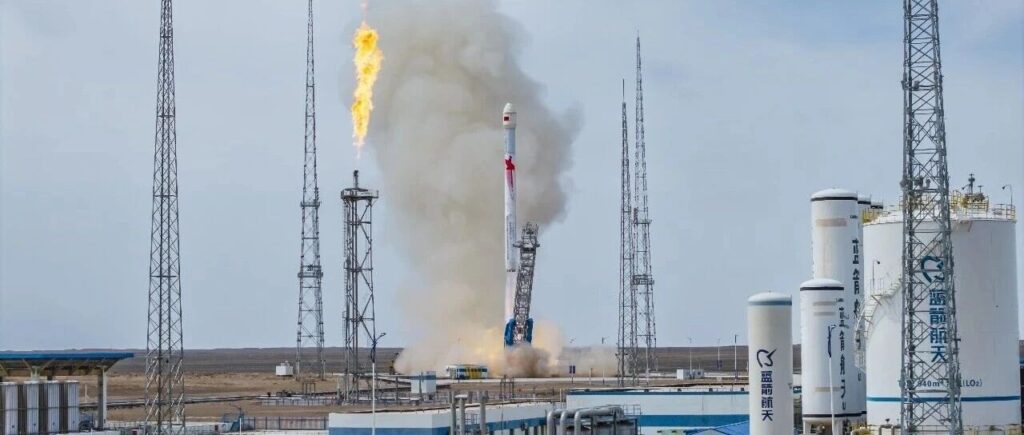 LandSpace Zhuque-2E rocket from the Y5 mission